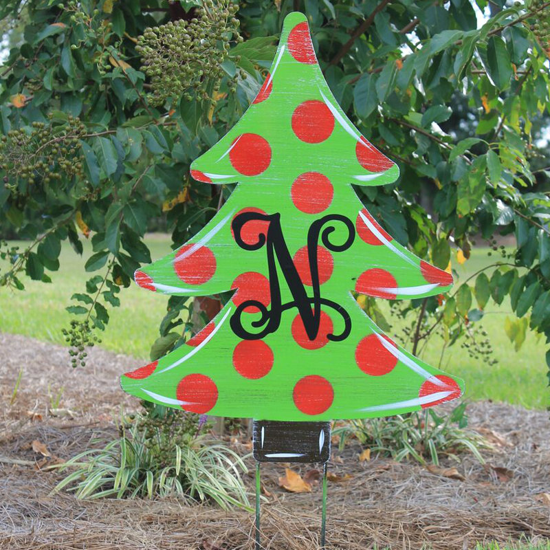 Southern Steel Designs Christmas Tree Yard Garden Stake & Reviews